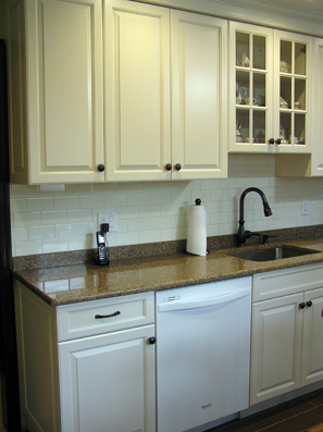 painted ivory kitchen